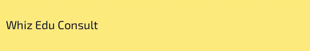 Whiz Edu Consult